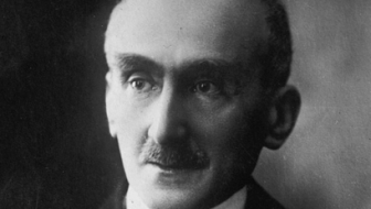 Henri Bergson, philosophe fran&ccedil;ais Prix Nobel 1927, penseur du rire et du comique, Coll&egrave;ge de France, portrait Belle &Eacute;poque
